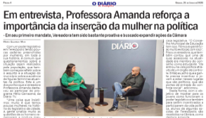 Jornal O Diário - 21/06/2025 - Professora Amanda